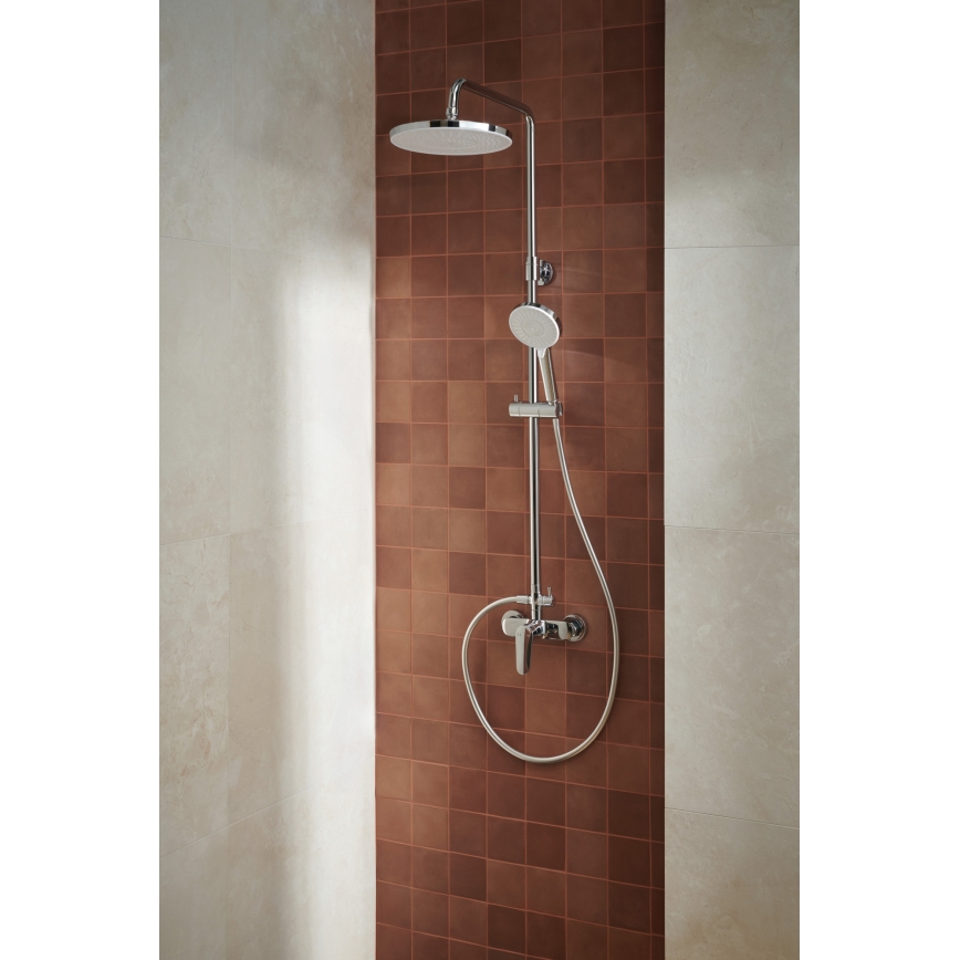 KFA Armatura 5556-910-00 - Shower set with tap OTAVA shiny chrome