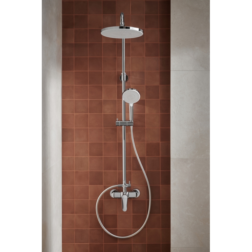 KFA Armatura 5556-910-00 - Shower set with tap OTAVA shiny chrome