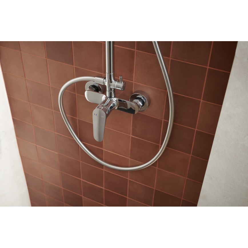 KFA Armatura 5556-910-00 - Shower set with tap OTAVA shiny chrome