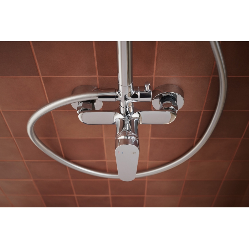 KFA Armatura 5556-910-00 - Shower set with tap OTAVA shiny chrome
