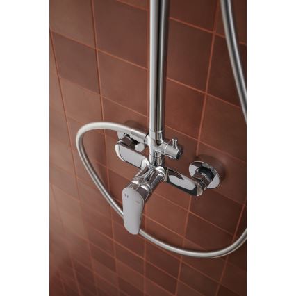 KFA Armatura 5556-910-00 - Shower set with tap OTAVA shiny chrome