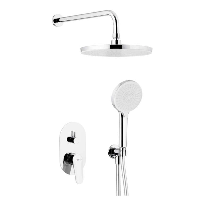 KFA Armatura 5559-501-00 - Shower set with concealed tap OTAVA shiny chrome