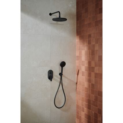 KFA Armatura 5559-501-81 - Shower set with concealed tap OTAVA matte black