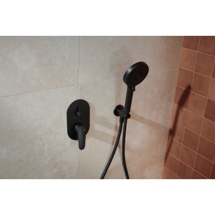 KFA Armatura 5559-501-81 - Shower set with concealed tap OTAVA matte black