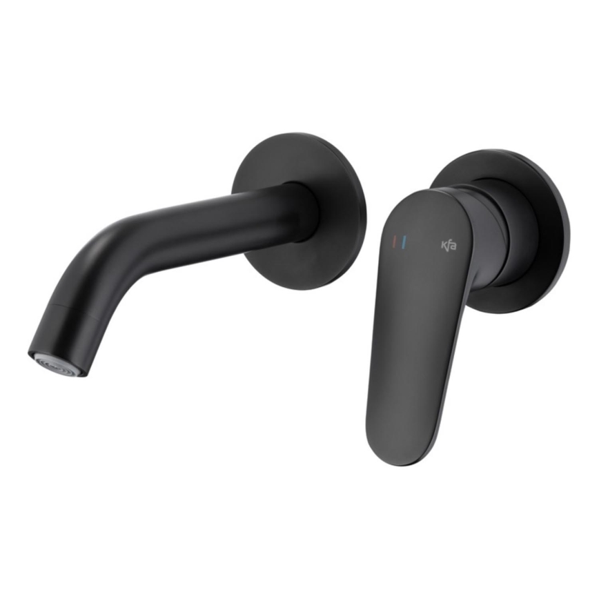 KFA Armatura 5559-810-81 - Basin tap for concealed installation OTAVA matte black