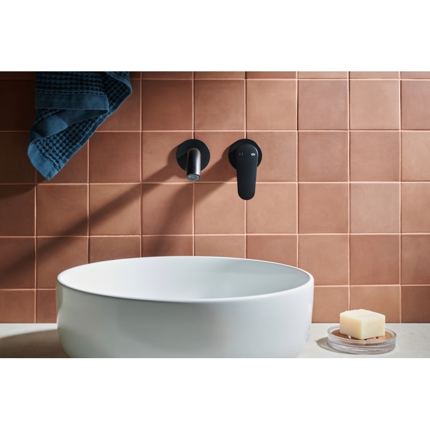 KFA Armatura 5559-810-81 - Basin tap for concealed installation OTAVA matte black
