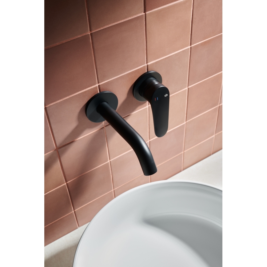 KFA Armatura 5559-810-81 - Basin tap for concealed installation OTAVA matte black