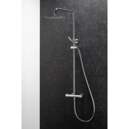KFA Armatura 5736-920-00 - Shower set with thermostatic tap MOZA shiny chrome