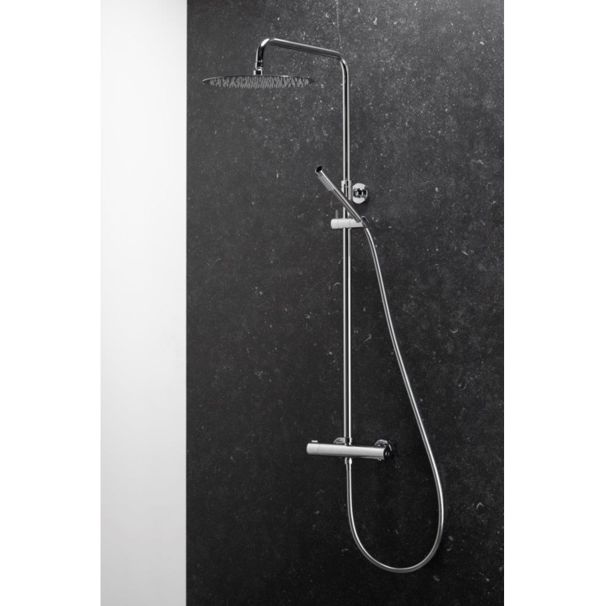 KFA Armatura 5736-920-00 - Shower set with thermostatic tap MOZA shiny chrome