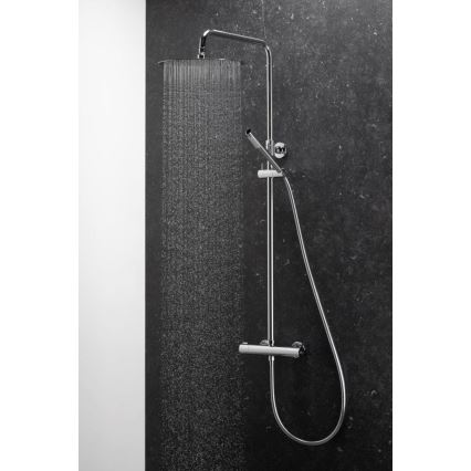KFA Armatura 5736-920-00 - Shower set with thermostatic tap MOZA shiny chrome