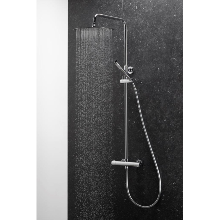 KFA Armatura 5736-920-00 - Shower set with thermostatic tap MOZA shiny chrome