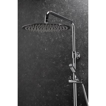 KFA Armatura 5736-920-00 - Shower set with thermostatic tap MOZA shiny chrome