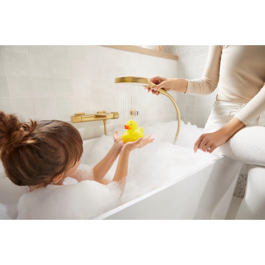 KFA Armatura 5754-010-31 - MALAGA Thermostatic Bath Mixer in Brushed Gold