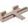 KFA Armatura 5754-010-34 - Thermostatic bath mixer MALAGA rose gold