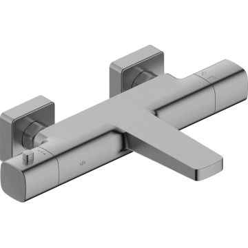 KFA Armatura 5754-010-61 - MALAGA Thermostatic Bath Mixer Metallic Grey