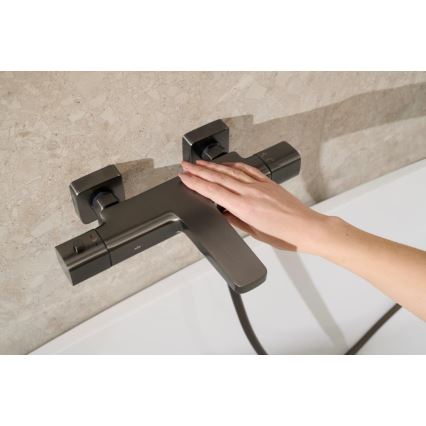KFA Armatura 5754-010-61 - MALAGA Thermostatic Bath Mixer Metallic Grey