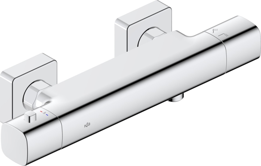 KFA Armatura 5756-010-00 - MALAGA Thermostatic Shower Mixer, Polished Chrome