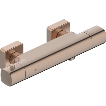 KFA Armatura 5756-010-34 - MALAGA Thermostatic Shower Mixer, Rose Gold