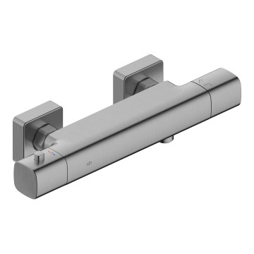 KFA Armatura 5756-010-61 - MALAGA Thermostatic Shower Mixer, Metallic Grey