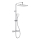 KFA Armatura 5756-910-00 - MALAGA shower set with thermostatic mixer, polished chrome