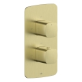 KFA Armatura 5759-001-31 - MALAGA thermostatic shower mixer for concealed installation, brushed gold