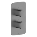 KFA Armatura 5759-001-61 - Thermostatic shower mixer for concealed installation MALAGA metallic grey