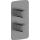 KFA Armatura 5759-001-61 - Thermostatic shower mixer for concealed installation MALAGA metallic grey