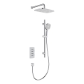 KFA Armatura 5759-301-00 - Shower set with MALAGA thermostatic concealed mixer, polished chrome