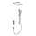 KFA Armatura 5759-301-34 - MALAGA Rose Gold Shower Set with Thermostatic Concealed Mixer