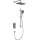 KFA Armatura 5759-301-61 - MALAGA Thermostatic Concealed Shower Set, Metallic Grey