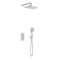 KFA Armatura 5759-501-00 - MALAGA shower set with thermostatic concealed mixer, polished chrome