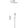 KFA Armatura 5759-501-00 - MALAGA shower set with thermostatic concealed mixer, polished chrome