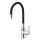 KFA Armatura 6553-915-00 - Sink tap with flexible arm RUMBA 40,5 cm black/shiny chrome