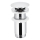 KFA Armatura 660-253-00 - Basin waste without overflow CLICK-CLACK d. 6,6 cm shiny chrome