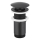 KFA Armatura 660-253-81 - Basin waste without overflow CLICK-CLACK d. 6,6 cm brass/matte black