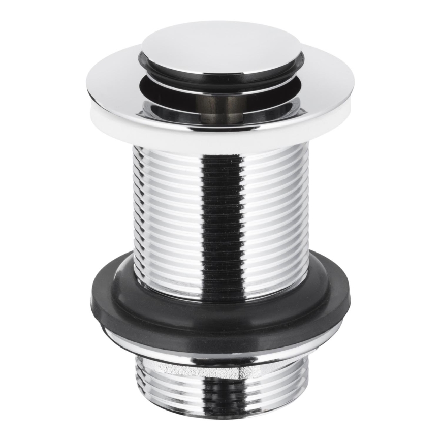 KFA Armatura 660-353-00 - Basin waste without overflow CLICK-CLACK d. 6,2 cm shiny chrome