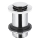 KFA Armatura 660-353-00 - Basin waste without overflow CLICK-CLACK d. 6,2 cm shiny chrome