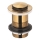 KFA Armatura 660-353-31 - Basin waste without overflow CLICK-CLACK d. 6,2 cm brass/ground gold