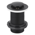 KFA Armatura 660-353-81 - Basin waste without overflow CLICK-CLACK d. 6,2 cm brass/matte black