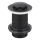 KFA Armatura 660-353-81 - Basin waste without overflow CLICK-CLACK d. 6,2 cm brass/matte black