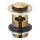 KFA Armatura 660-354-31 - Basin waste with overflow CLICK-CLACK d. 6,2 cm brass/ground gold