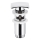 KFA Armatura 660-454-00 - Basin waste with overflow CLICK-CLACK 7x7 cm shiny chrome