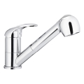 KFA Armatura 6613-110-00 - Sink tap with pull-out sprayer INDIRA shiny chrome