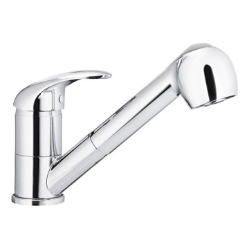 KFA Armatura 6613-110-00 - Sink tap with pull-out sprayer INDIRA shiny chrome