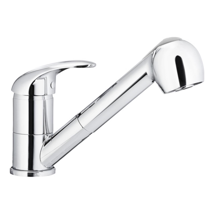 KFA Armatura 6613-110-00 - Sink tap with pull-out sprayer INDIRA shiny chrome