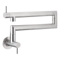KFA Armatura 6623-030-22 - DUERO Pot Filler Kitchen Faucet with Swivel Joint, Stainless Steel
