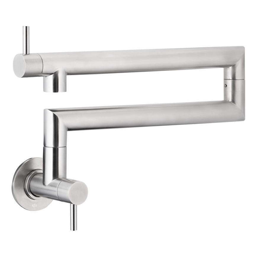 KFA Armatura 6623-030-22 - Kitchen tap with joint DUERO POT FILLER stainless steel