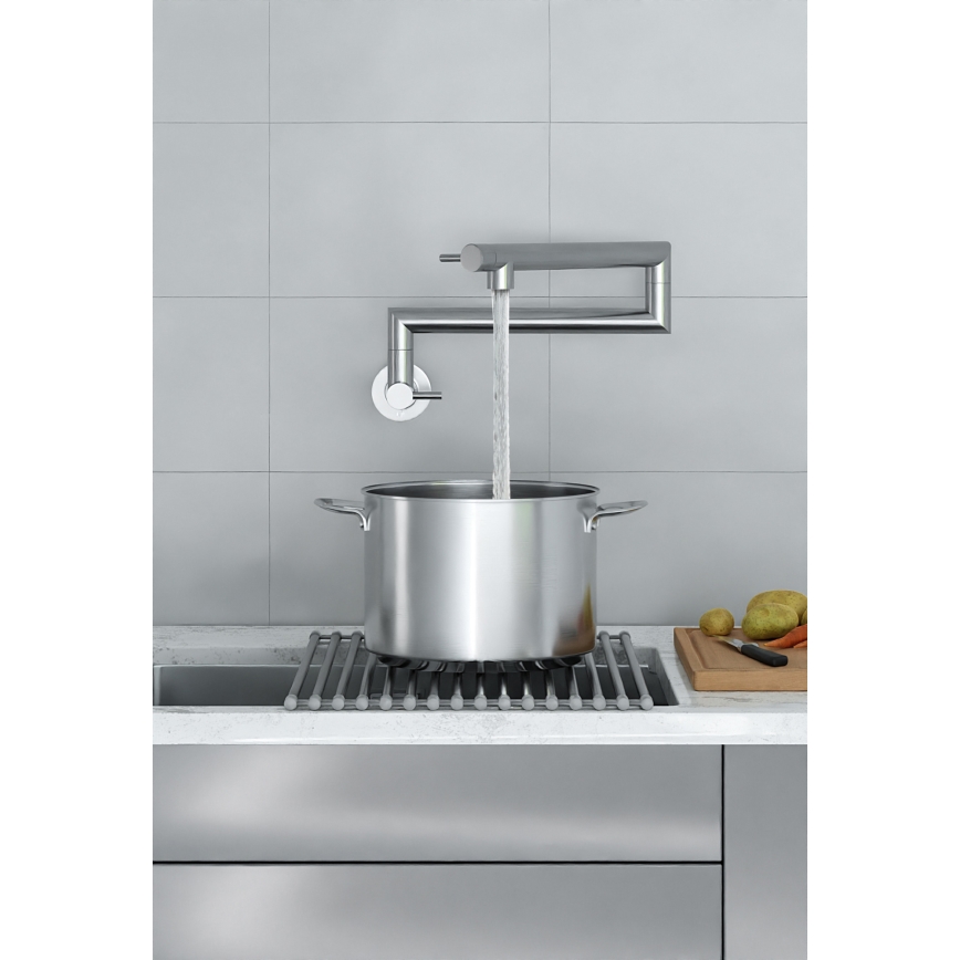 KFA Armatura 6623-030-22 - Kitchen tap with joint DUERO POT FILLER stainless steel