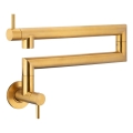KFA Armatura 6623-030-31 - DUERO POT FILLER kitchen faucet with articulated arm, stainless steel/brushed gold finish