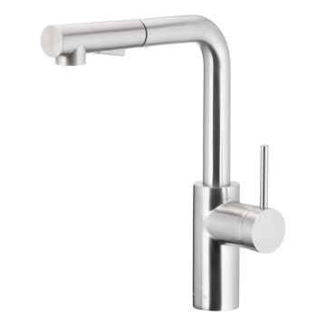KFA Armatura 6623-110-22 - Sink tap with pull-out sprayer DUERO BASIC stainless steel